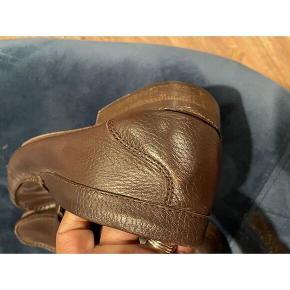 Sandrino By‎ Sandro Moscoloni Placido Leather Penny Loafers 10.5D Shoes Brown
